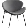 Online Jagger Chair With Black Metal Legs, Grey Exquisite Gifts Accent Chairs