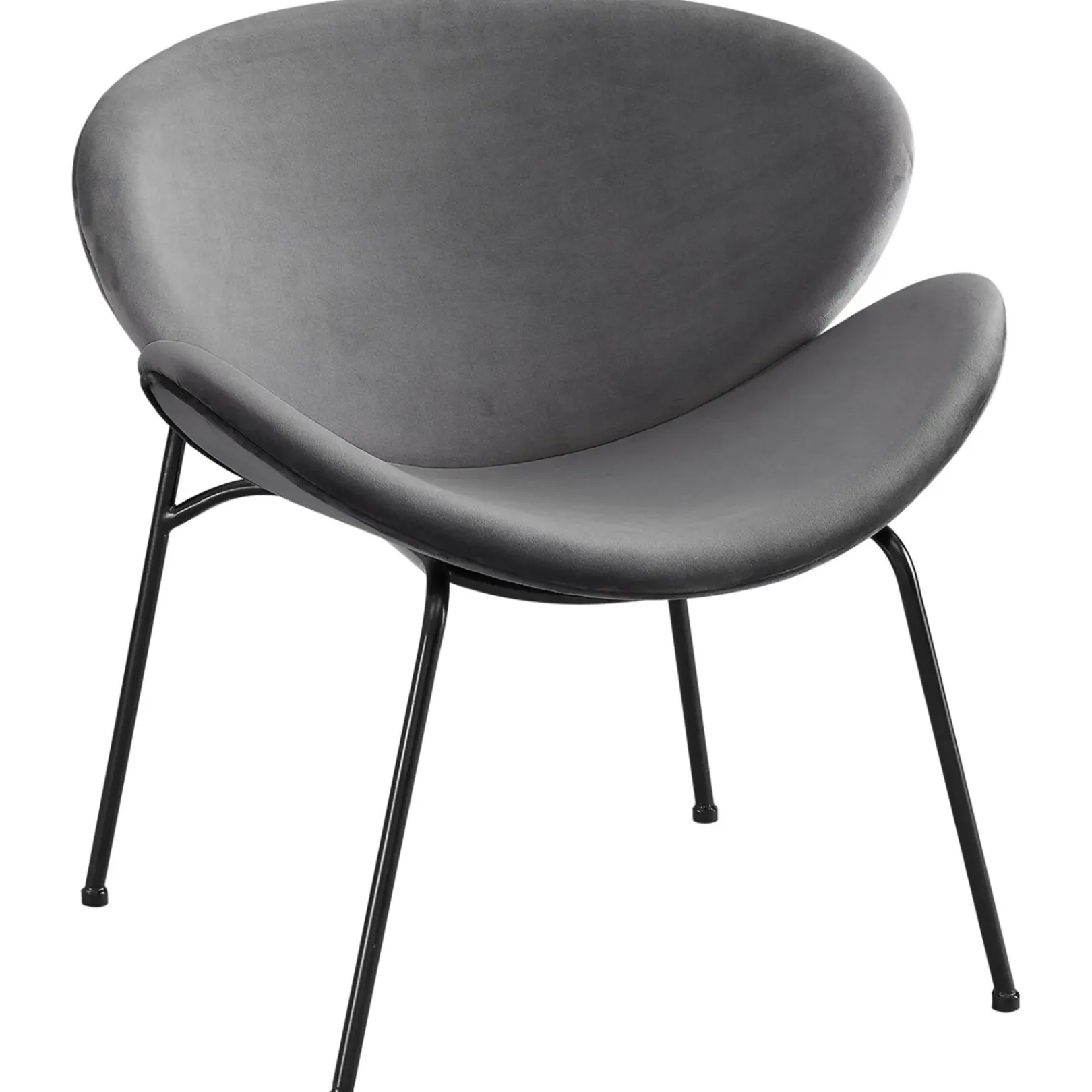 Online Jagger Chair With Black Metal Legs, Grey Exquisite Gifts Accent Chairs