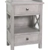 Outlet Jane X-Side Table With Usb Discount Accent Tables