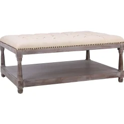 Best Jardan Tufted Ottoman Natural Kd Opening Sales Ottomans & Poufs