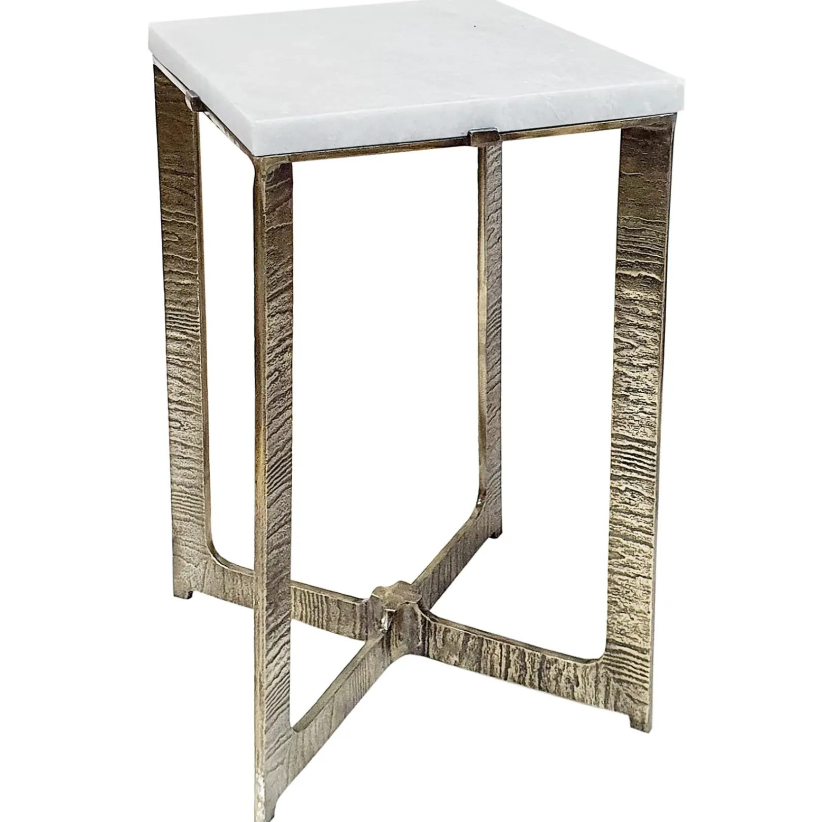 Outlet Judd Grey Accent Table With Marble Top Exquisite Gifts Accent Tables