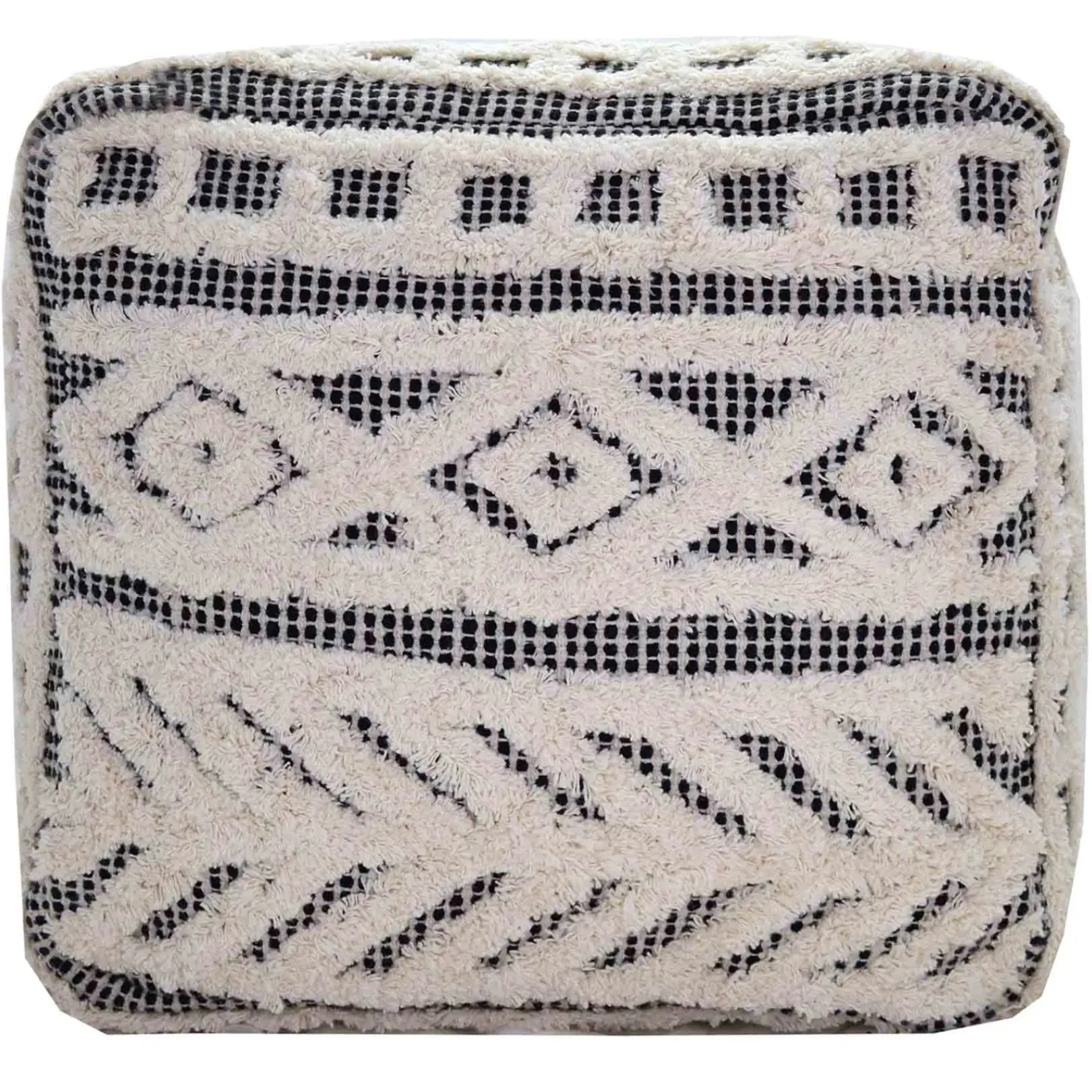 Hot Kai Diamond Tufted Pouf, 16 Outlet Ottomans & Poufs