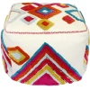 Discount Kalki Embroidered Pouf Gift Selection Ottomans & Poufs