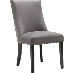 Sale Kane Upholstered Ring Back Dining Chair With Nailhead Trim Good Quality Dining Chairs & Benches