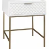 Online Kelcie Textured Front 1 Drawer Cabinet With Mirror Top Opening Sales Accent Tables