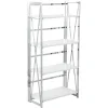 Clearance Laila Ali Astrid Chrome Bookshelf Promotion Office