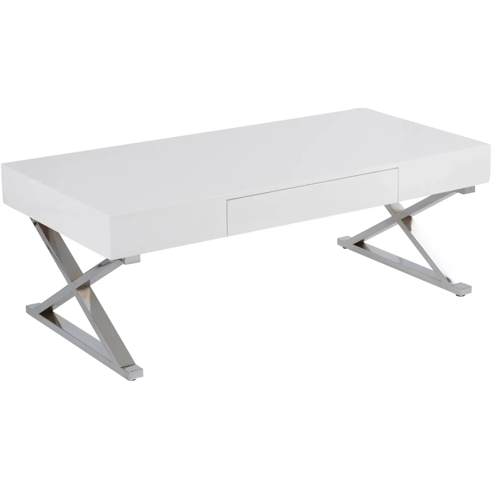Sale Laila Ali Astrid White Coffee Table Cheaper Coffee & End Tables