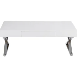 Sale Laila Ali Astrid White Coffee Table Cheaper Coffee & End Tables