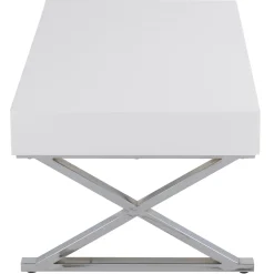 Sale Laila Ali Astrid White Coffee Table Cheaper Coffee & End Tables