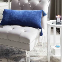 Hot Laila Ali Grey Tufted Accent Chair With Clear Acrylic Legs Outlet Accent Chairs