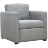 Discount Laila Ali Harlowe Modern Track Arm Chair Promotion Accent Chairs