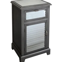 Clearance Laura 1 Drawer 1 Door Shutter Mirror Cabinet Featured Cabinets & Chests