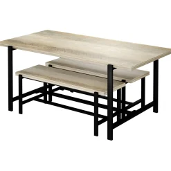 Sale Loggy Wood & Metal Dining Bench, 47 Less Expensive Dining Chairs & Benches