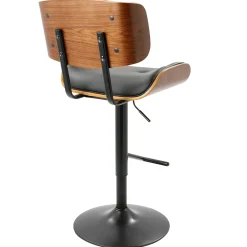 New Lombardi Adjustable Faux Leather Barstool Kd Opening Sales Barstools