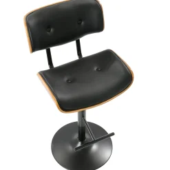 New Lombardi Adjustable Faux Leather Barstool Kd Opening Sales Barstools