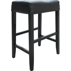 Hot Madison Black Backless Barstool, 29 Outlet Barstools