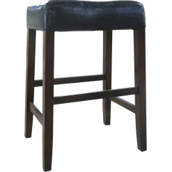 Outlet Madison Brown Backless Barstool, 29 Discount Barstools