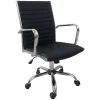 Maxwell Adjustable Faux Leather Office Chair, Black Flash Sale Office