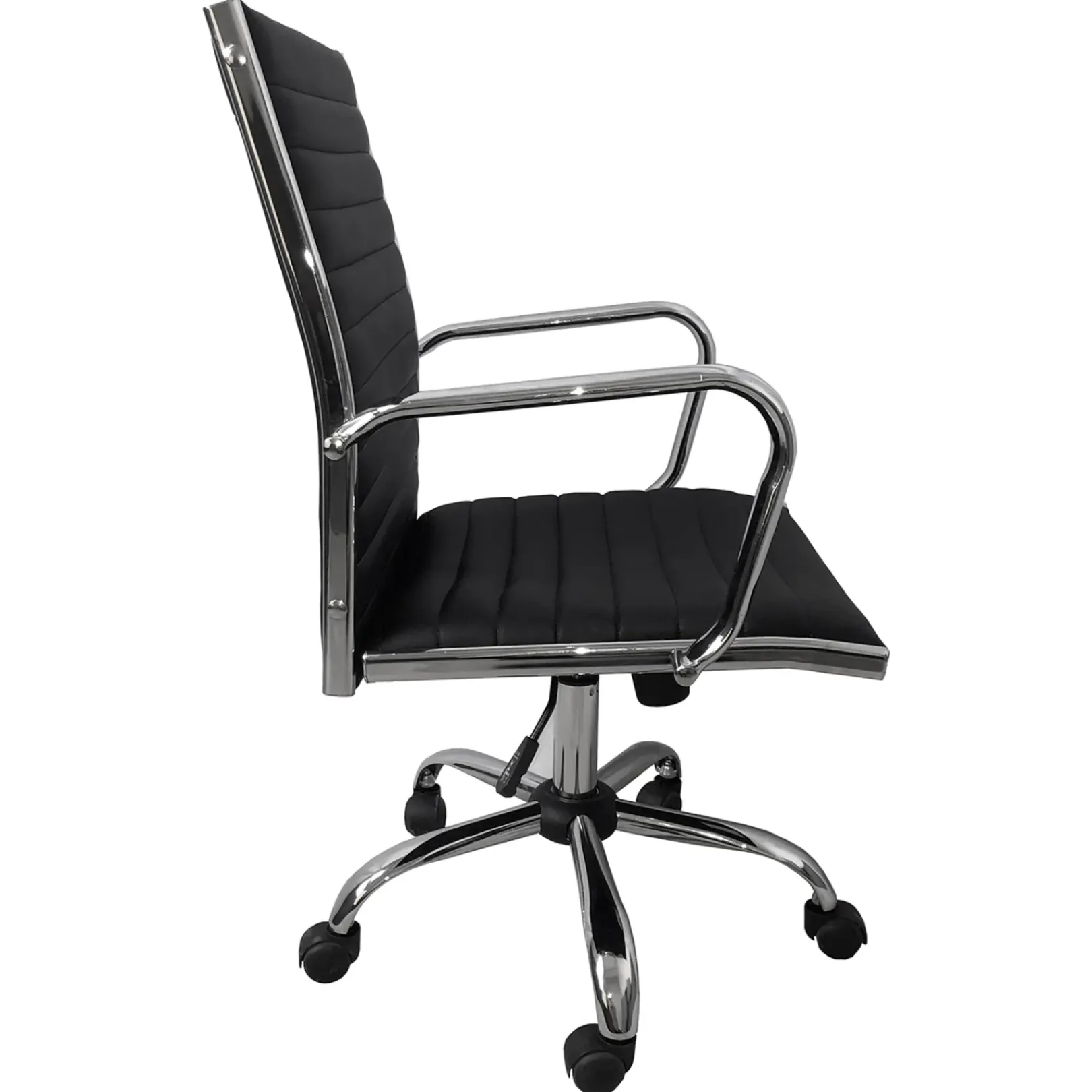 Maxwell Adjustable Faux Leather Office Chair, Black Flash Sale Office