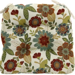Hot Melody Floral Wf Cp Opening Sales Dining Chair Cushions & Pads