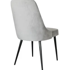 New Mereen Grey Upholstered Dining Chair Premium Dining Chairs & Benches