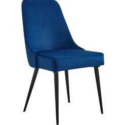 Mereen Indigo Velvet Dining Chair, Kd Online Discount Dining Chairs & Benches