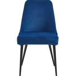 Mereen Indigo Velvet Dining Chair, Kd Online Discount Dining Chairs & Benches