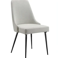 Sale Mereen Ivory Upholstered Dining Chair Promotion Dining Chairs & Benches