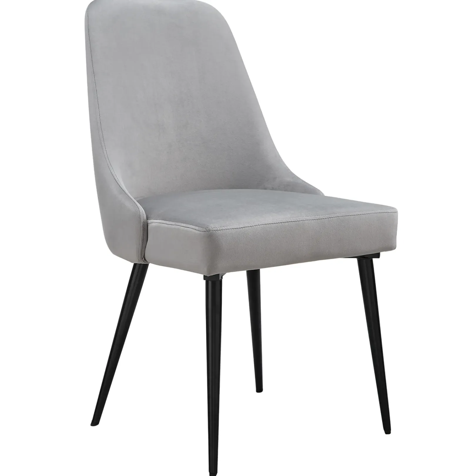 Clearance Mereen Velvet Dining Chair, Grey Premium Dining Chairs & Benches