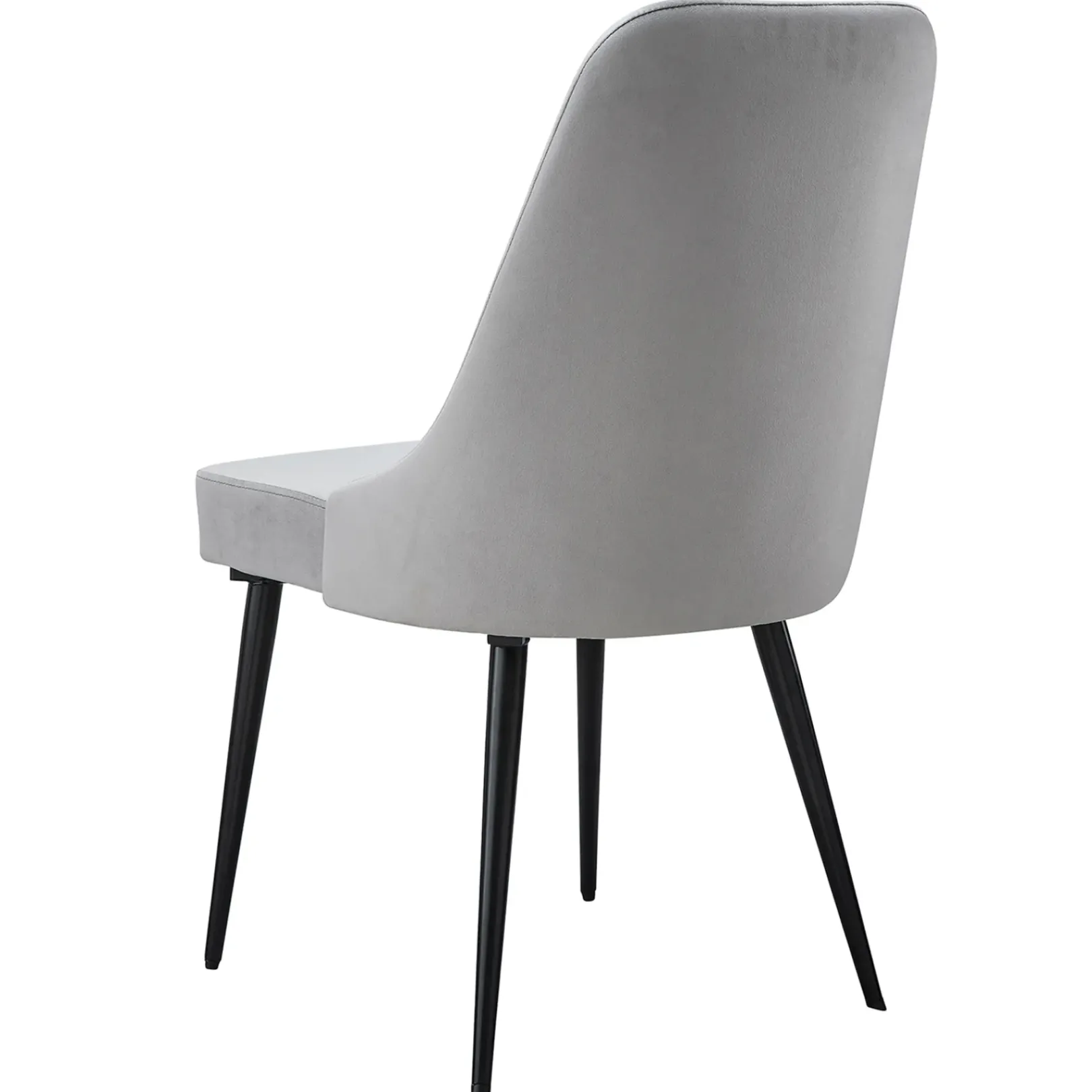 Clearance Mereen Velvet Dining Chair, Grey Premium Dining Chairs & Benches