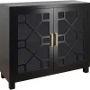 Sale Merrick Black Glass Pane Cabinet Exquisite Gifts Cabinets & Chests