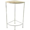New Metal Corner Plant Stand With Wood Top Grey, Medium Cheaper Plant Stands