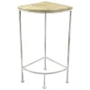 Discount Metal Corner Plant Stand With Wood Top Grey, Small Low Price Plant Stands