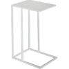 Sale Metal C-Table, White Low Price Accent Tables
