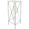 Hot Metal Plant Stand With Wood Top Grey, Large Online Discount Plant Stands