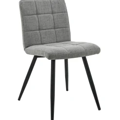 Online Mia Grey Quilted Dining Chair Discount Dining Chairs & Benches