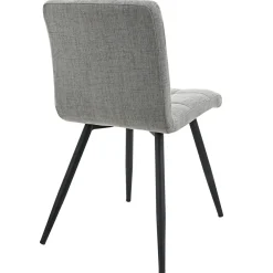 Online Mia Grey Quilted Dining Chair Discount Dining Chairs & Benches