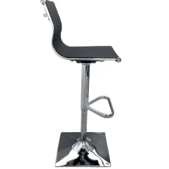 New Micah Adjustable Barstool, Black Low Price Barstools