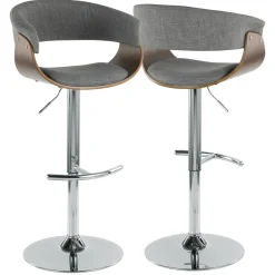 Discount Modern Vintage Barstool, Grey Gift Selection Barstools