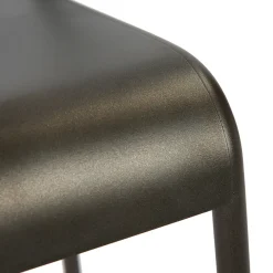 New Nova Dark Grey Metal Dining Chair Less Expensive Dining Chairs & Benches