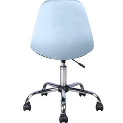 Olivia Blue Velvet Office Chair Exquisite Gifts Office