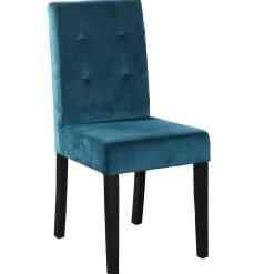 Outlet 2-Pack Madden Teal Velvet Dining Chair, Kd Good Quality Dining Chairs & Benches