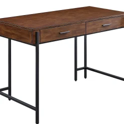 Outlet Parkview Metal & Wood Writing Desk With Storage, 48 Less Expensive Office