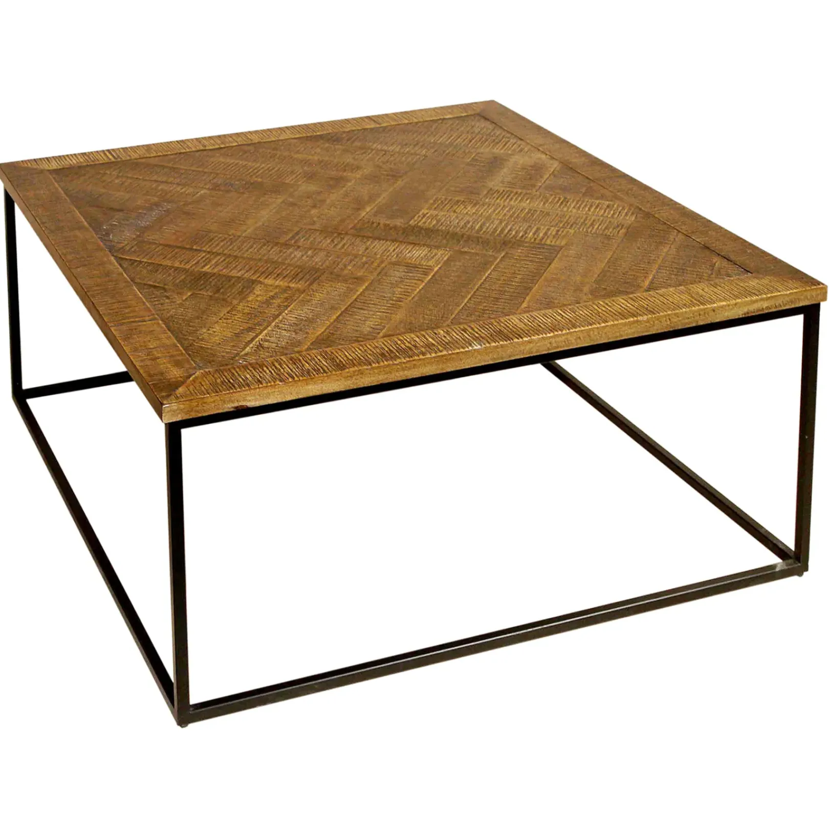 Outlet Parquet Wood Top Coffee Table Exquisite Gifts Coffee & End Tables