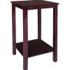 Best Pratt Espresso Brown Square Accent Table, 25 Online Discount Accent Tables