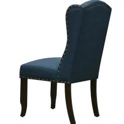 Sale Providence Aahmad Winged Dining Chair, Azure Low Price Dining Chairs & Benches