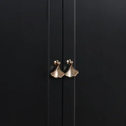 Sale Providence Asbury Black 2-Door Cabinet Cheaper Cabinets & Chests