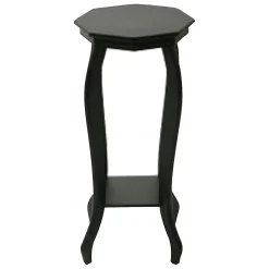 Hot Providence Black Wood Octagon Top Plant Stand, 24 Premium Plant Stands
