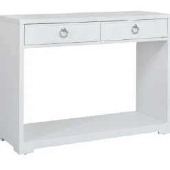 New Providence Clara White Console Table Flash Sale Entryway Furniture