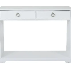 New Providence Clara White Console Table Flash Sale Entryway Furniture